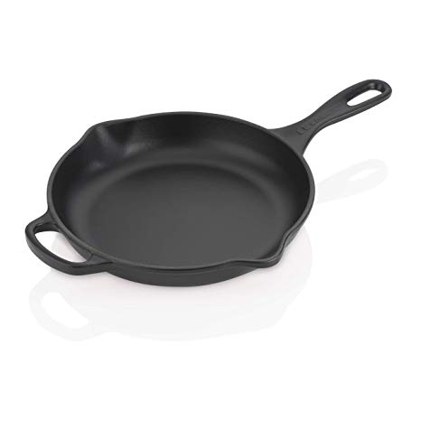 Le Creuset Signature Iron Handle Skillet, 9-Inch, Satin Black