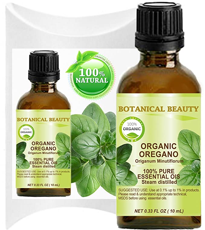 Botanical Beauty Organic OREGANO ESSENTIAL OIL WILD GROWTH. 100% Pure Therapeutic Grade Essential Oil Premium Quality, Undiluted. 0.33 Fl.oz.- 10 ml.