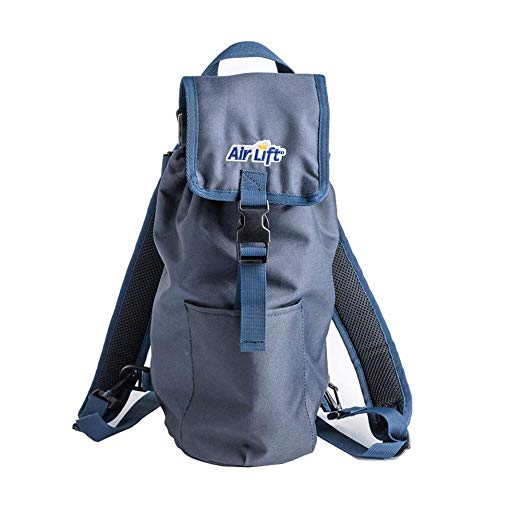 Roscoe Medical 24N Oxygen Cylinder Fanny Pack/Shoulder Bag for M6, M9/C Oxygen Cylinders, Navy Blue