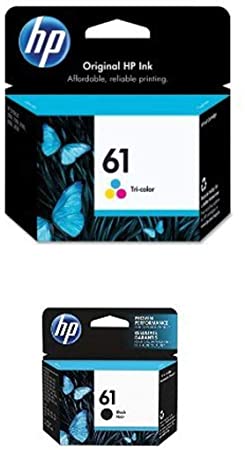 HP 61 | Ink Cartridge Bundle | Black, Tri-color | CH561WN, CH562WN