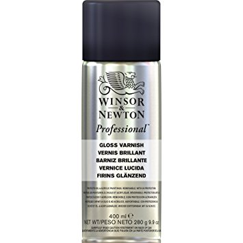 Winsor & Newton Artists Spray Varnish, Gloss/Clear, 400 ml