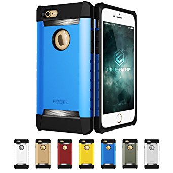 iPhone 6 Case, iPhone 6 Shockproof Case, ESR? iPhone 6 Rugged Heavy Duty Case, Full Body Armor Bumper Case for iPhone 6 [Free Gift: HD Clear Screen Protector](Shielder_Blue)