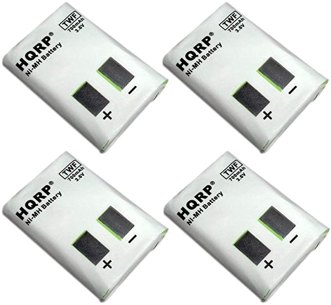 HQRP Four Batteries Compatible with Motorola M53617, KEBT-086-A, KEBT-086-B, KEBT-086-C, KEBT-086-D   HQRP Coaster