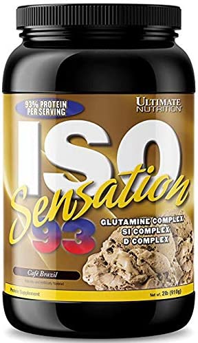 ULTIMATE NUTRITION ISO Sensation Whey Protein - Cafe Brazil 2 lbs.