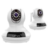 LeFun8482 Wireless WiFi IP Surveillance Camera Pan Tilt 720P HD Night Vision Baby Video Monitor Nanny Cam with Two-Way Audio Remote Security SystemPack of 2