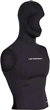 Henderson 5/3mm Mens Thermoprene Pro Vest - Front Zip - Black