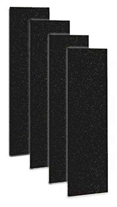 Carbon Activated Pre-Filter for use with the germguardian FLT5000/FLT5111 HEPA Filter, for AC5000 Series Air Purifiers, Filter C, Pack of 4, By Breezeco