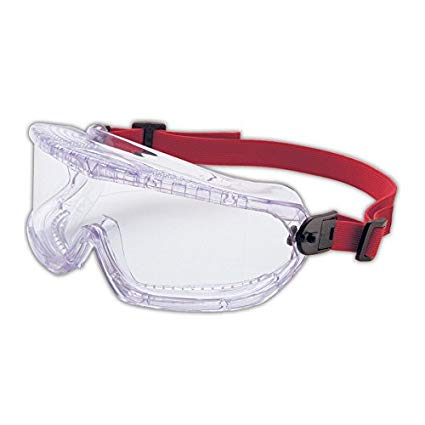 Honeywell 11250800 Uvex V-Maxx Wrap-Around Goggles with Pivoting Headstrap, Standard, Clear