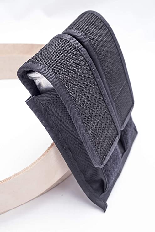 OutBags USA FS-2MPC Double Magazine Pouch for Compact Mags. Single and Double Stacked 9mm, 40 S&W, 45 ACP 6-10 Round Mags. Family Owned & Operated. Made in USA