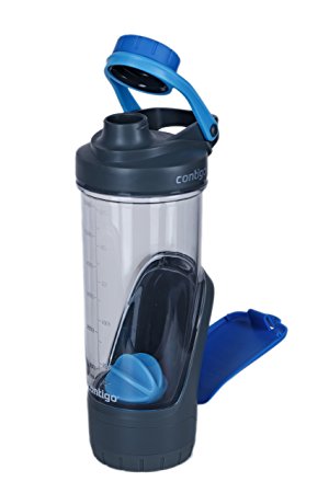 Contigo Kangaroo Shake & Go FIT bottle - 24 oz/720 ml - Deep sea