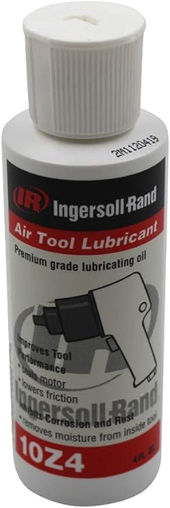Ingersoll Rand Air Tool Oil, 4oz Bottle, SAE Grade 10W