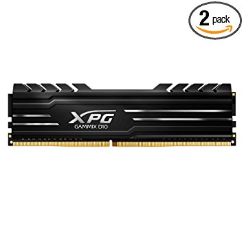 XPG Gammix D10 2666MHz (PC4 21300) 16G (8GBx2) Memory Module Kit Black (AX4U266638G16-DBG)