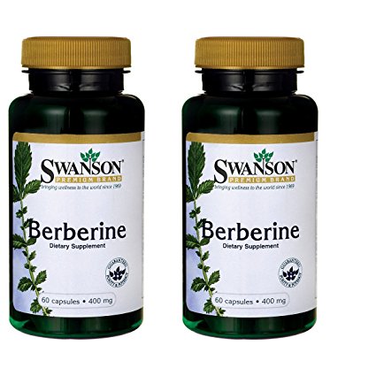 Swanson Berberine 400 mg 60 Caps 2 Pack