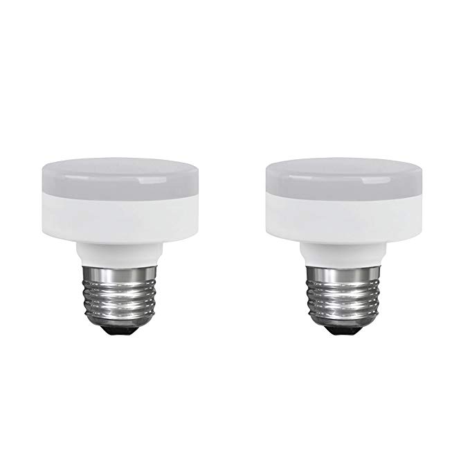 LED Closet Puck Light Bulb, Dimmable, 11W (60W Replacement), 800 Lumens, 4000K Cool White, E26 Medium Base, 120V, UL Listed (2 Pack)
