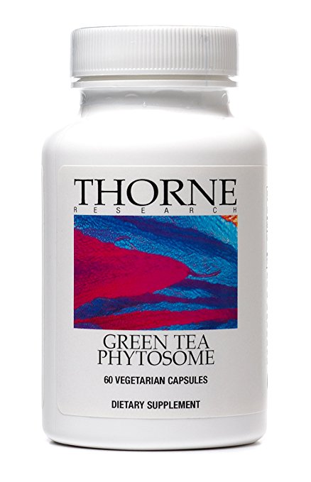 Thorne Research - Green Tea Phytosome - Complex of Green Tea Polyphenols and Phosphatidylcholin - 60 Capsules