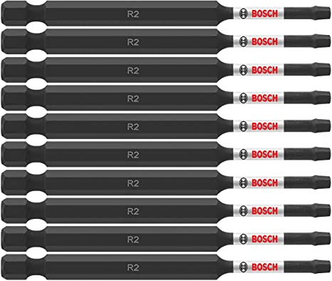 Bosch ITSQ235B Impact Tough 3.5 In. Square #2 Power Bits