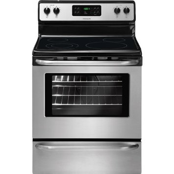 Frigidaire FFEF3043LS 30" Freestanding Electric Range with Ready-Select Controls and SpaceWise Expanda, Stainless Steel