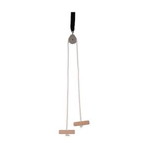 Balego Shoulder Pulley with Webbing Door Strap (Standard Wood Handle)