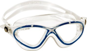 Cressi Saturn Pure Crystal Silicone Swimming Goggles - Swim Mask (Made in Italy)