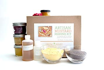 Grow and Make DIY Artisan Mustard Making Kit - Learn how to make home made mustard!