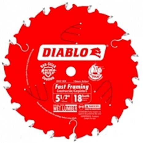 Freud  D0518x 5-1/2-Inch x 18 Tooth Framing Circular Saw Blade