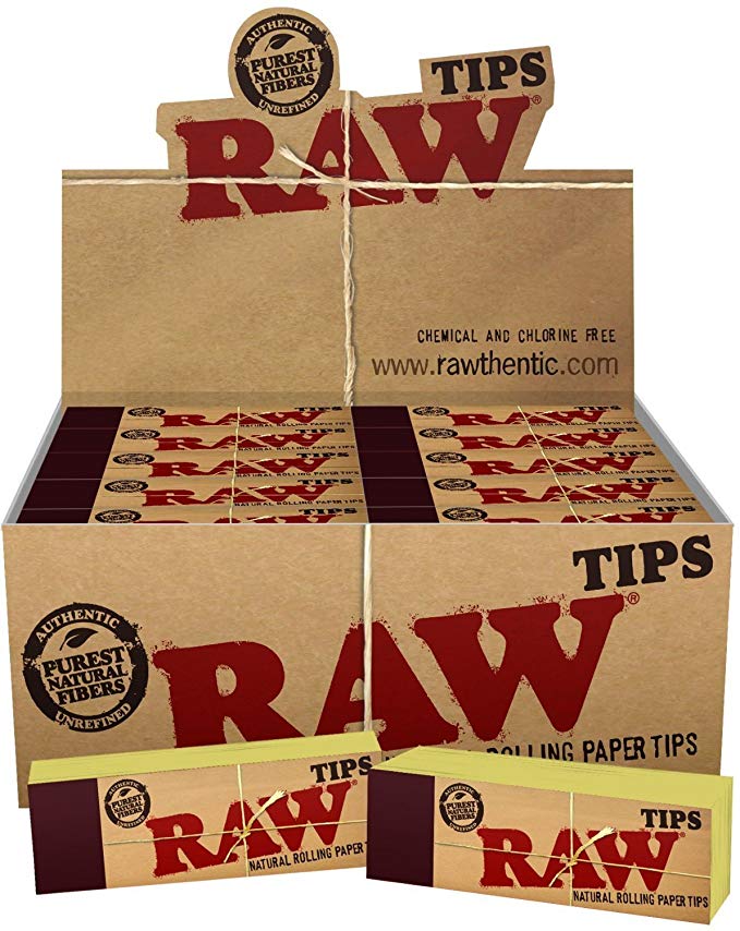 Raw Rolling Paper Tips 10 Booklets(1) by Raw