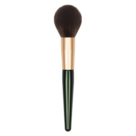 JessLab Blush Brush, Wooden Handle Pro Blush Brush Makeup Face Brush Check Color Brush for Blush Bronzer, Synthetic Bristles - 1 Piece