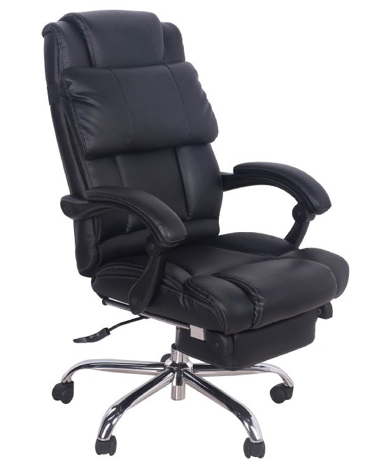 Merax New Office Lumbor Support Chair Pu Napping Chair Computer Gaming Chair High Back 5