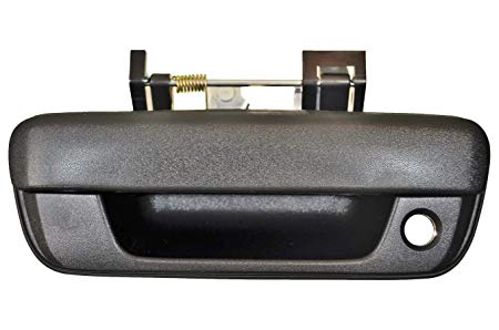PT Auto Warehouse GM-3561A-TG - Tailgate Handle, Textured Black - with Keyhole