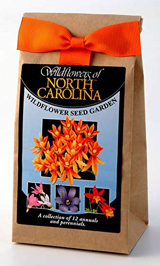 North Carolina Wildflower Seed Mix - A Beautiful Collection of Twelve Annuals & Perennials - Enjoy The Natural Beauty of North Carolina Flowers in Your own Home Garden