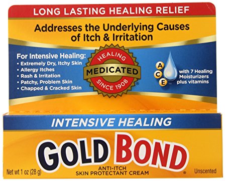 Gold Bond Intensive Healing Cream, 1-Ounce Tubes (Pack of 6)