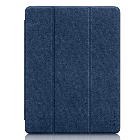 iVAPO iPad Pro 10.5 Case Cover Folio Case Typing and Viewing Stand with Built-in Apple Pencil Slot and Auto Sleep/Wake Function for iPad Pro 10.5 inch 2017- Blue