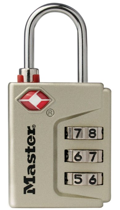 Master Lock 4687DNKL Instant Alert TSA Accepted Luggage Lock