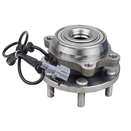 CRS NT515065 New Wheel Bearing Hub Assembly, Front Drivers (Left)/ Passenger (Right), For 2005-2015 Nissan Xterra, 2005-2012 Nissan Pathfinder, 2005-2016 Nissan Frontier, 2009-2012 Suzuki Equator