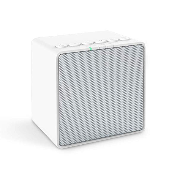 X-Sense Sound White Noise Machine, Machine with 30 Non-Looping Soothing Sounds and High Quality Speaker, Memory Function with 30 Levels of Volume and 7 Timer Settings for Baby, Office and Travel