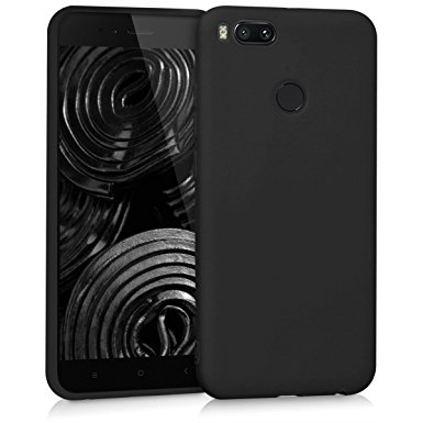 kwmobile Chic TPU Silicone Case for the Xiaomi Mi 5X / Mi A1 in black matt