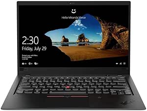 Lenovo ThinkPad X1 Carbon 6th 14.0" FHD Laptop Computer, Core i5-8350U, 16GB DDR4 RAM, 256GB SSD, Backlit Keyboard, Fingerprint Reader, HDMI, Thunderbolt 3, Windows 10 Pro (Renewed)