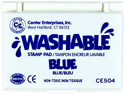 Stamp Pad Washable Blue by Center Enterprises