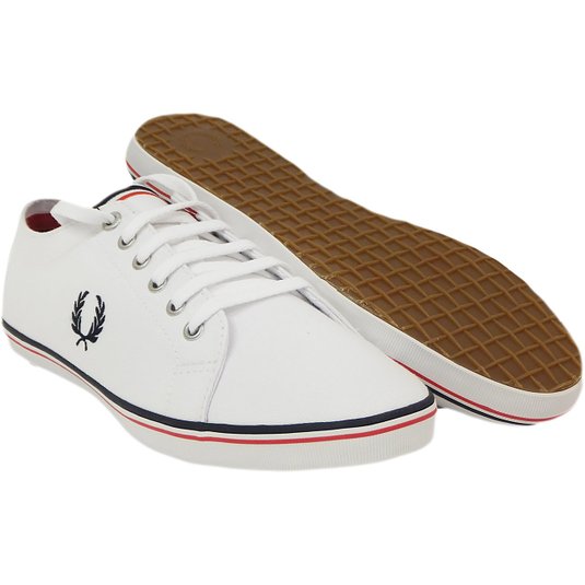 Mens Trainers Fred Perry Canvas Trainer Shoe Footwear