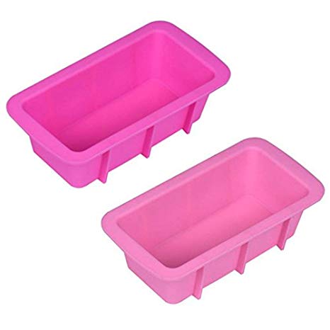 Cake Mould,Hunzed DIY Silicone Bread Loaf Cake Fondant Mold Non Stick Bakeware Baking Pan Oven Rectangle Mould