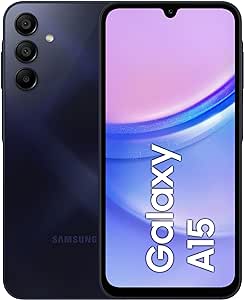 Samsung Galaxy A15 Factory Unlocked Android Smartphone , 128GB, Fast Charging, Black, 3 Year Manufacturer Extended Warranty (UK Version)