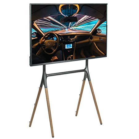 VIVO Artistic Easel 49 to 70 inch LED LCD Screen | Studio TV Display Stand | Adjustable TV Mount with 4 Legs (STAND-TV70A)