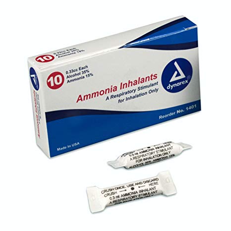 Dynarex Ammonia Inhalant, 50 Count