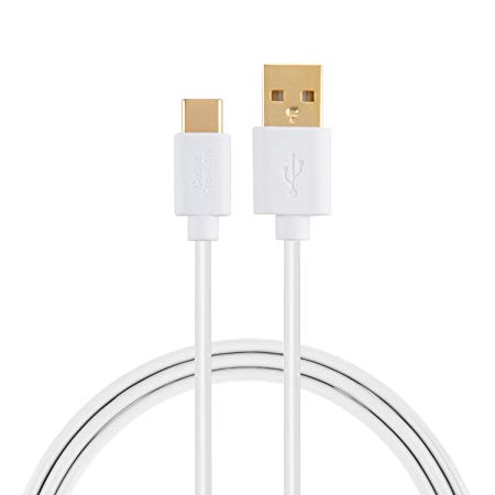 USB Type C Cable, CableCreation 5 FT USB-C to Standard USB 2.0 A Cable, Compatible Macbook,Google Nexus 5X/ 6P, Pixel C, Nokia N1 Tablet Device with USB-C Port, White