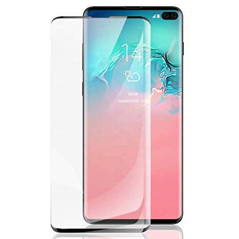 SIHIVIVE Galaxy S10 Plus Screen Protector Tempered Glass [HD Clear][No Bubbles][9H Hardness][Anti-Fingerprint] Tempered Glass Screen Protector Compatible with Samsung Galaxy S10 Plus