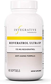 Integrative Therapeutics - Resveratrol Ultra HP, 175 mg Resveratrol - Anti Aging Formula - 60 Softgels