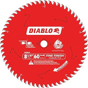 DIABLO 8-1/4 X 60T FINE FINISH