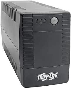 Tripp Lite UPS Desktop 450VA 300W AVR Battery Back Up Compact 120V 4 Outlet (VS450T)