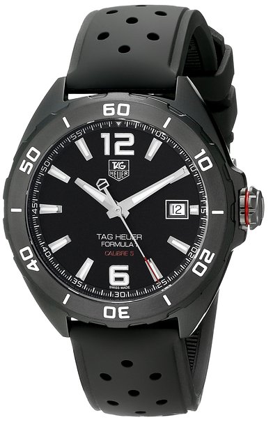TAG Heuer Men's WAZ2115.FT8023 Black Titanium Automatic Watch