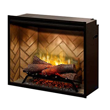 DIMPLEX NORTH AMERICA REVILLUSION Electric Fireplace, Black